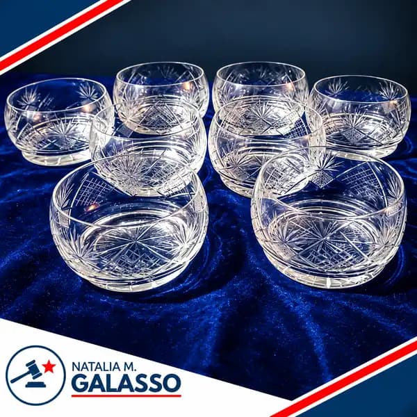 COMPOTERAS CRISTAL TALLADO