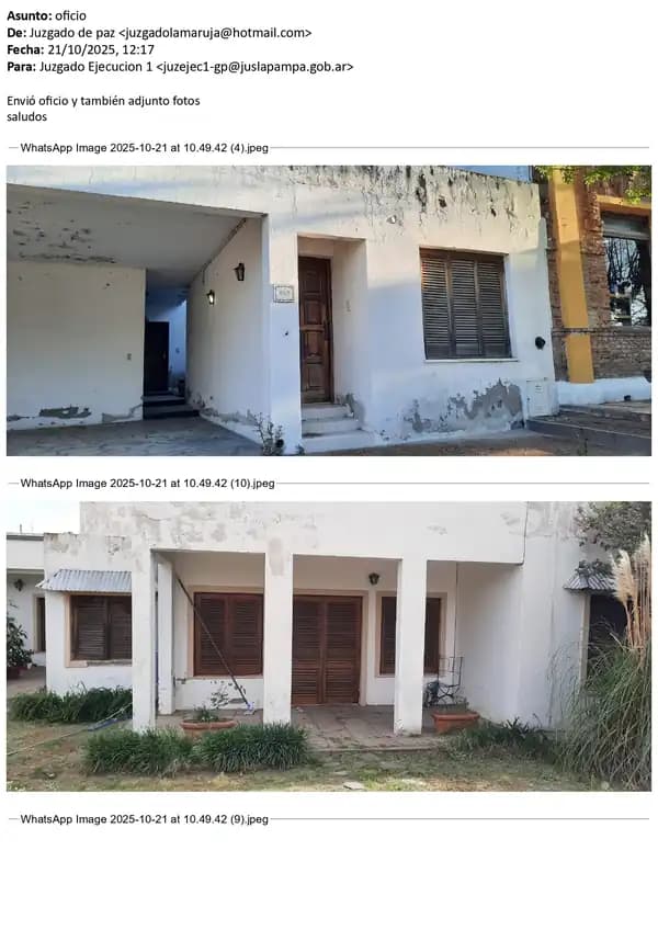 Casa y terreno con pileta