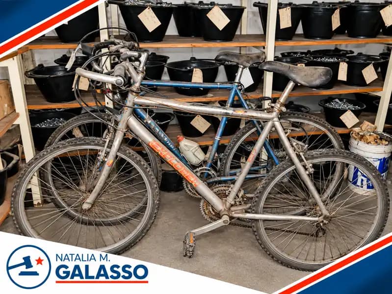 Par de bicicletas antiguas