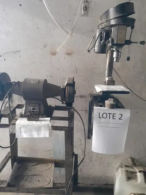 LOTE 2 AMOLADORA - AGUJEREADORA