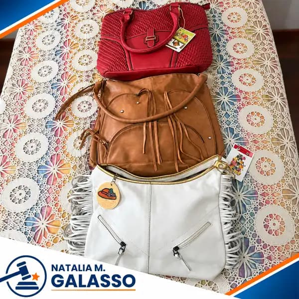 COMBO 3 CARTERAS DE CUERO