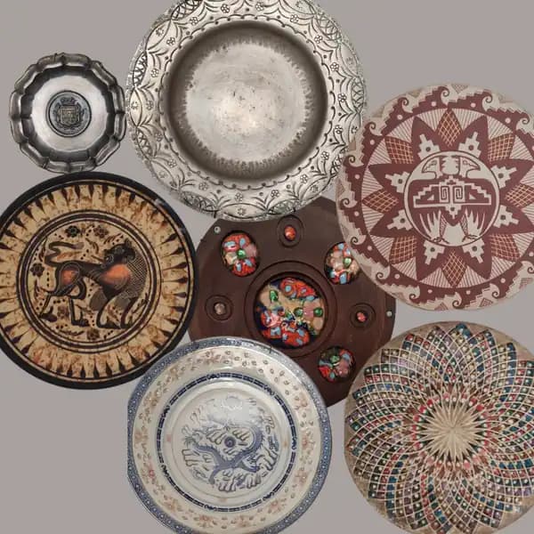 LOTE PLATOS DECORATIVOS