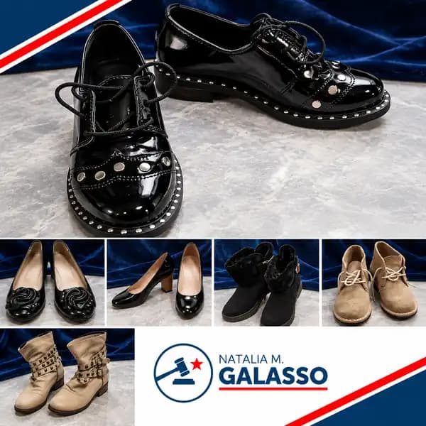 6 pares de zapatos de mujer  N° 35