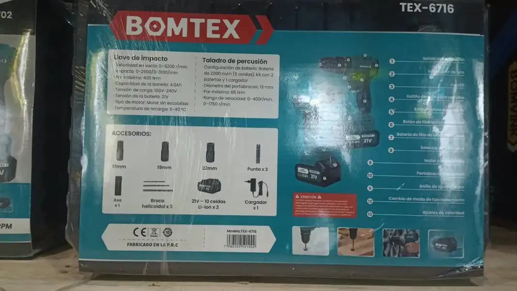 MALETIN DE 2 HERRAMIENTAS INALAMBRICAS