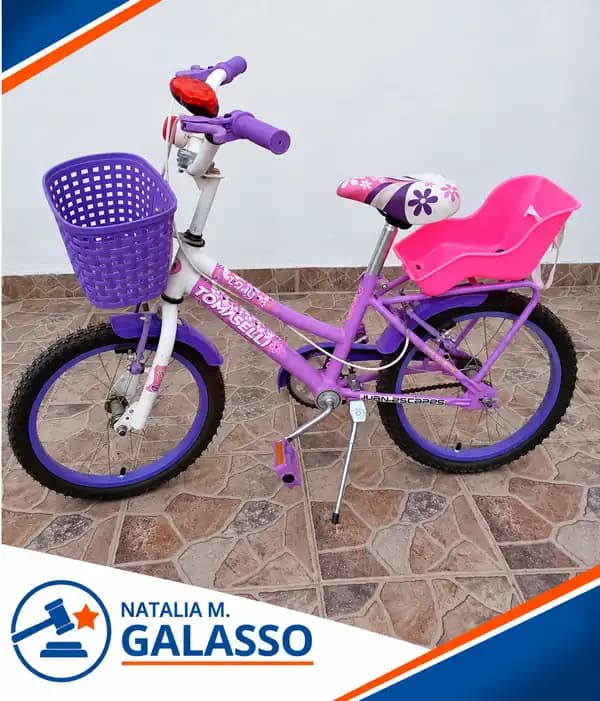 Bicicleta marca “Tomaselli” Rodado 16”