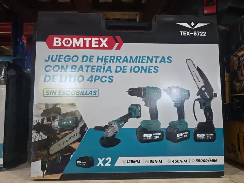 Juego de herramientas  inalambricas de 4 piezas