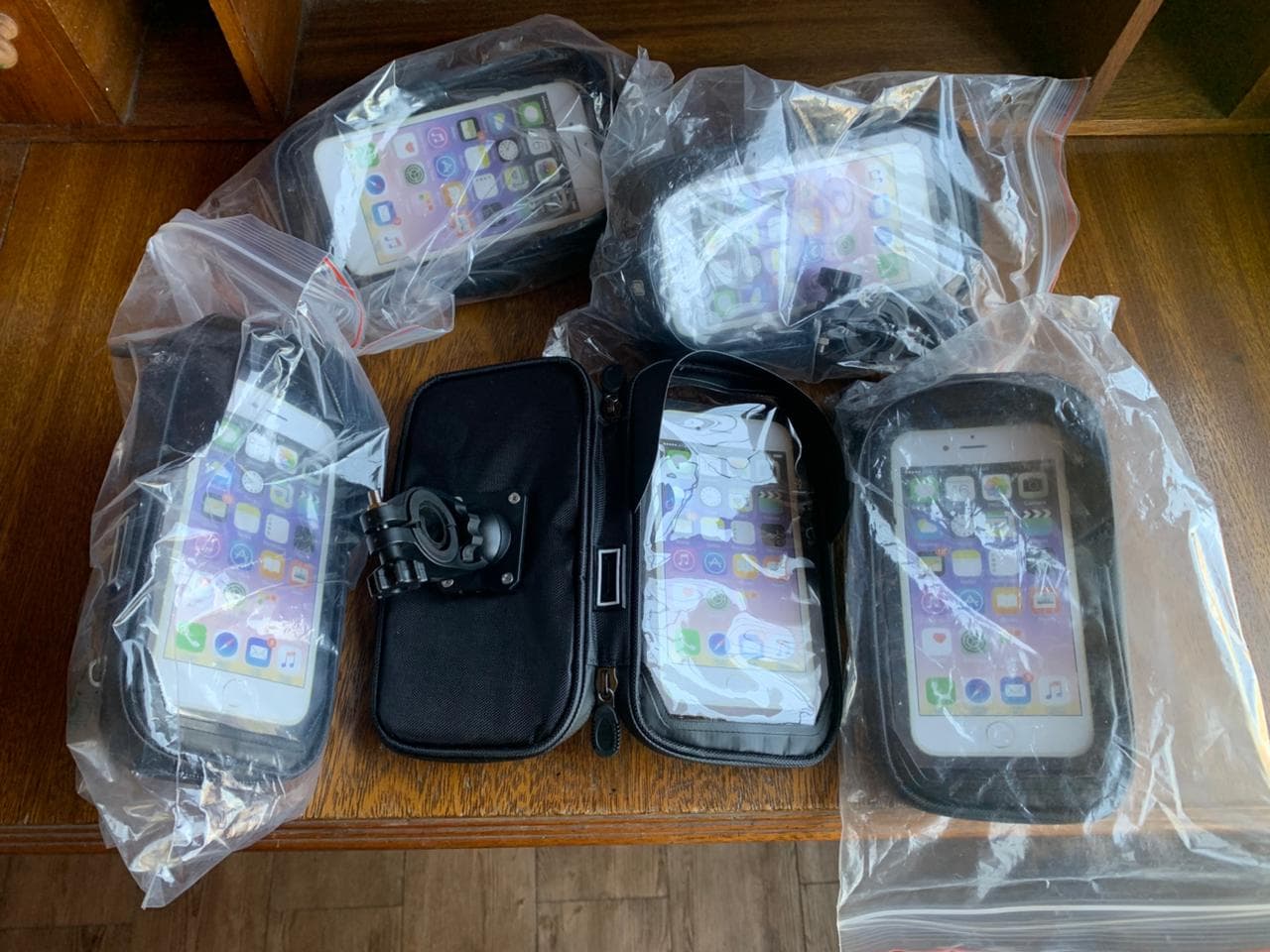 Combo de 5 Porta celular/documentación