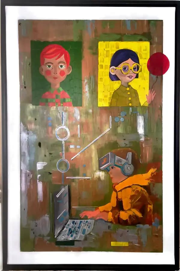OBRA DE ARTE- PINTURA; "CONOCIMIENTO"