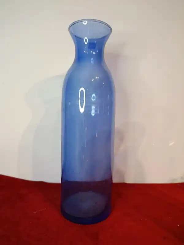 BOTELLON FLORERO AZUL