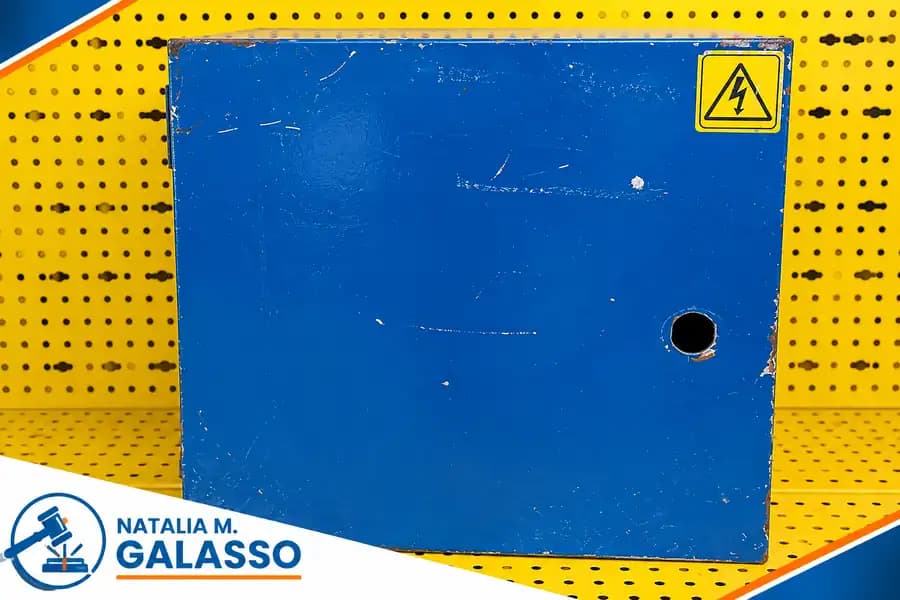 GABINETE METALICO CON TOMA TRIFASICA Y LLAVE