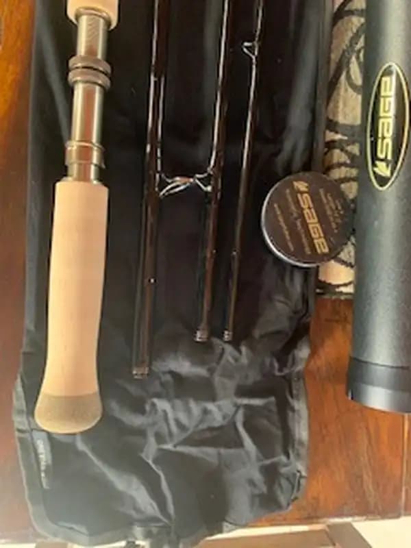 CAÑA DE PESCA  SAGE.MODELO ONE 9140-4 LINEA #9,