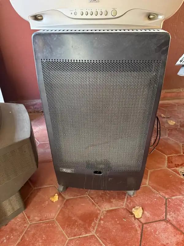 Una estufa garrafera marca Foco excelente oport