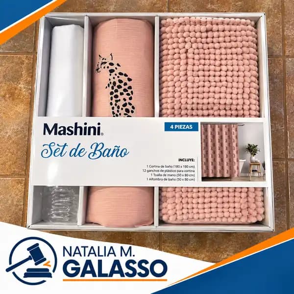 SET DE BAÑO 4 PIEZAS