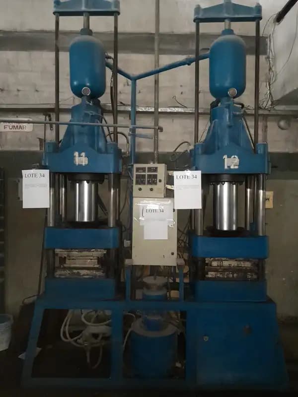 LOTE 34 - DOS PRENSAS HIDRAULICAS ELECTRICAS