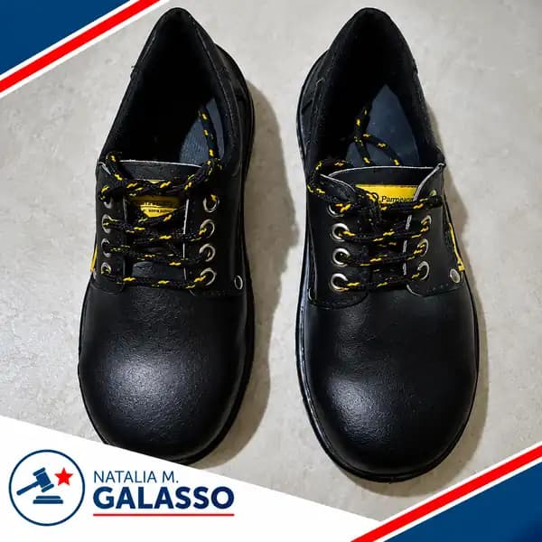 Zapatos de seguridad, marca Pampero N° 41
