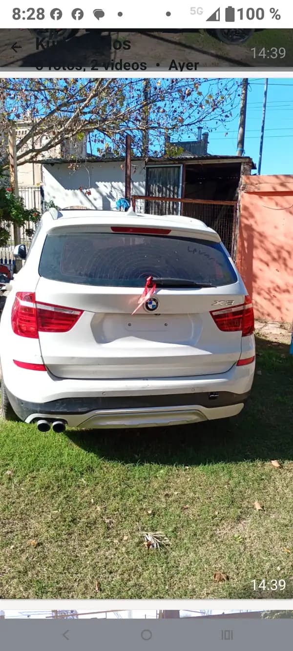 BMW, modelo X3 28I, tipo todo terreno, 2018