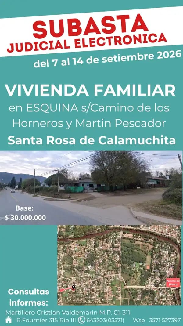 Vivienda Santa Rosa de Calaaamuchita