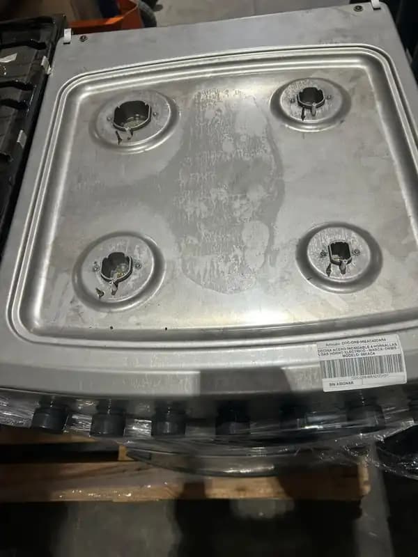 COCINA INOX 4 HORNALLAS GAS HORNO ELECT