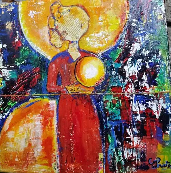 Obra de Arte; PORTADORA DE LUZ