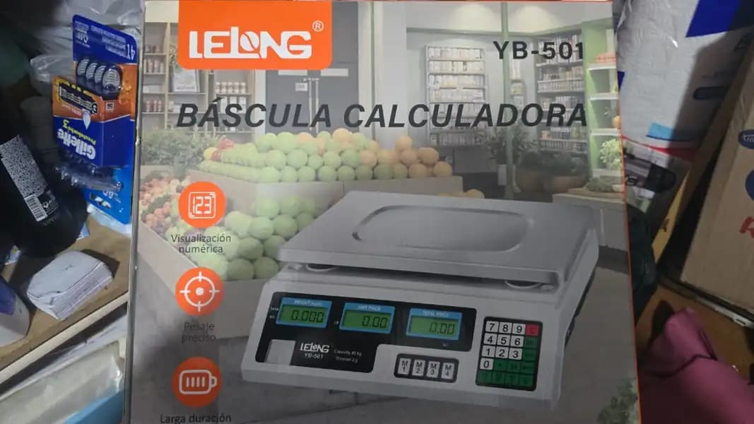 Balanza electrónica