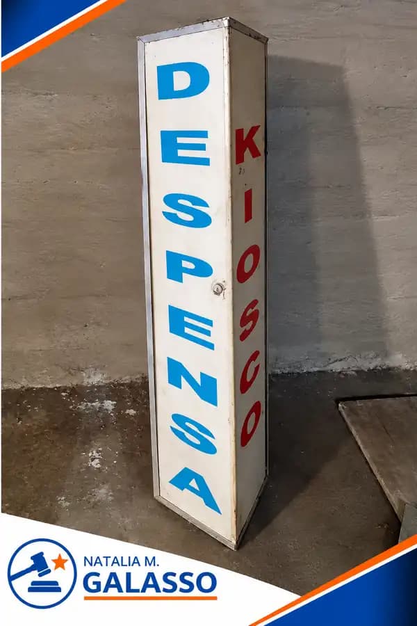 CARTEL CON LUZ DESPENSA KIOSCO