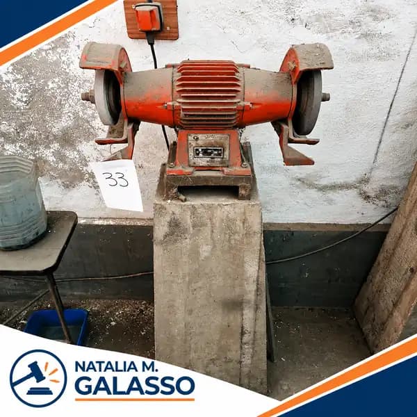 Amoladora Gatti trifásica con base
