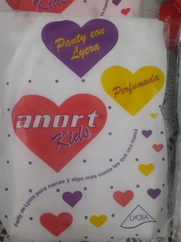 PANTY LYCRA ANORT LOTE DE 14 PARES