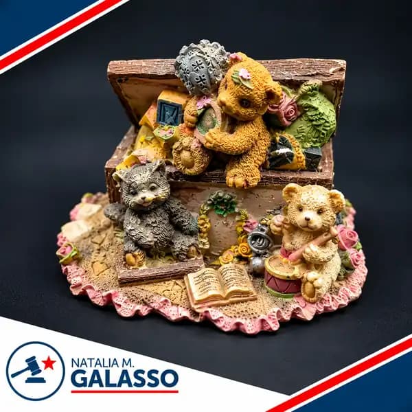Pieza de resina  Familia de ositos