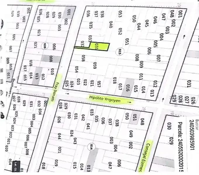 EXCELENTE LOTE EN RIO CUARTO 299m2