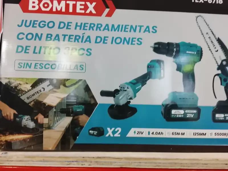 KIT DE 3 DE HERRAMIENTAS INALAMBRICAS