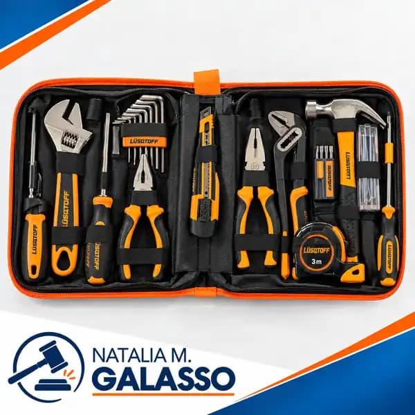 SET 9 PIEZAS HERRAMIENTAS