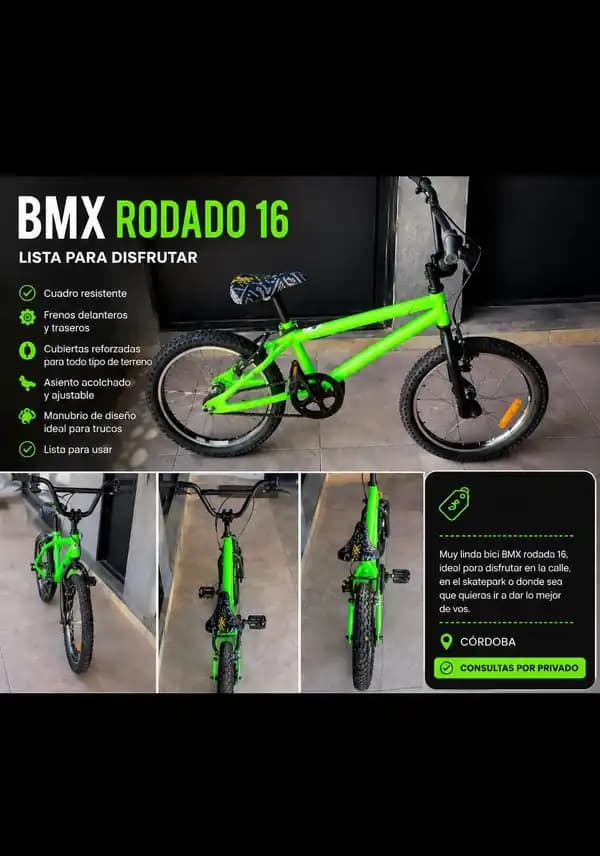 BICICLETA BMW RODADO 16