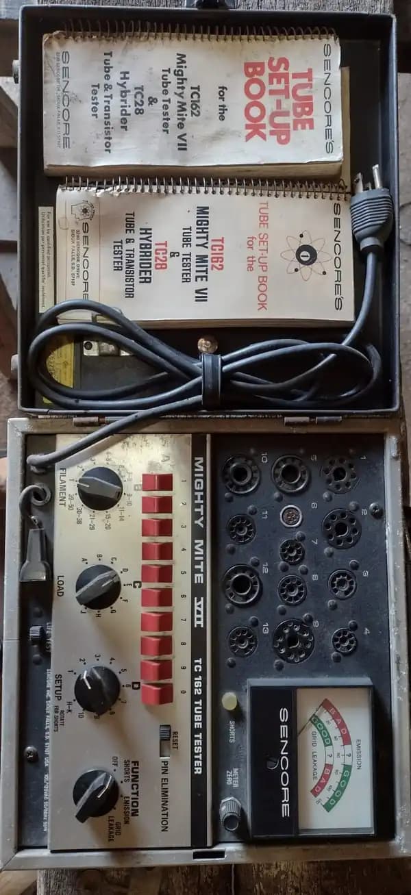 Sencore Mighty Mite VII TC162 Tube Tester