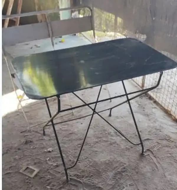 LOTE DE MESAS CHAPA P/ 4 PERSONAS