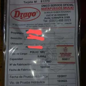 MATAFUEGO EXTINTOR