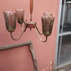 LAMPARA ANTIGUA BRONCE