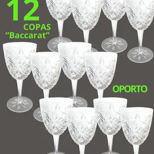 12 copas Baccarat oporto