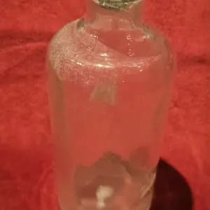 BOTELLITA VIDRIO CON TAPON