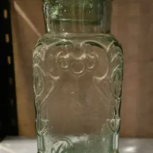 BOTELLON VERDE RECTANGULAR