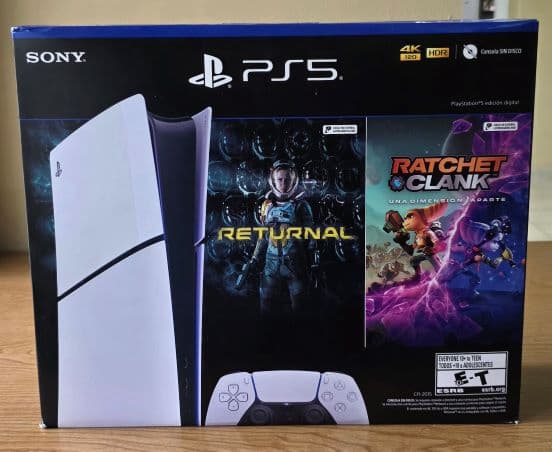 UNA (01) VIDEO CONSOLA PLAY STATION 5 EDICIÓN DIGITAL- MODELO CFI-2015 Capacidad: 1 TB NUEVA - AÑO 2024 – FUNCIONAMIENTO SIN CONTROLAR - SE VENDEN EN EL ESTADO EN QUE SE ENCUENTRAN Y EXHIBEN. 25017GSM000090