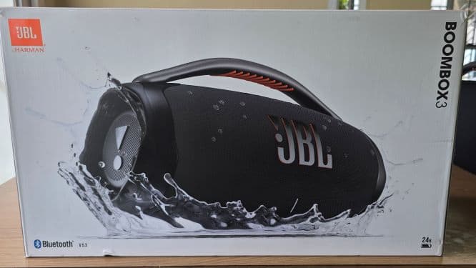 UN (01) PARLANTE JBL BOOM BOX 3 CAJA APERTURADA NUEVA - FUNCIONAMIENTO SIN CONTROLAR - SE VENDEN EN EL ESTADO EN QUE SE ENCUENTRAN Y EXHIBEN. 25017GSM000090