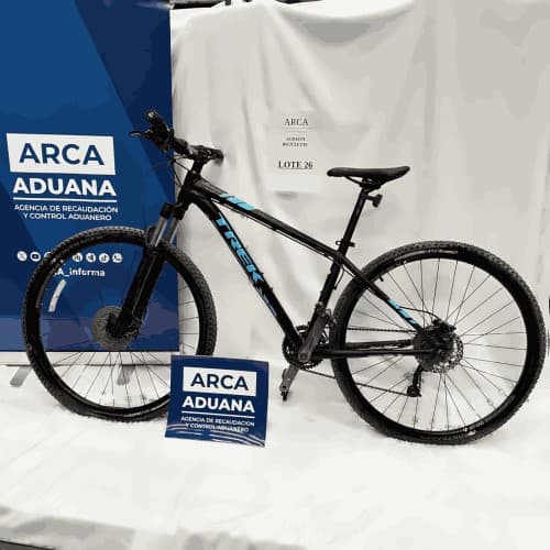 UNA BICICLETA – MARCA TREK – MODELO XCALIBER 7 – RODADO 29 – N.º SERIE WTU163C1916L - NUEVA - ARMADATRIBUTAN IVA ALÍCUOTA 21% - FUNCIONAMIENTO SIN CONTROLAR - SE VENDEN EN EL ESTADO EN EL QUE SE ENCUENTRAN Y EXHIBEN - ACTA 3492/2016