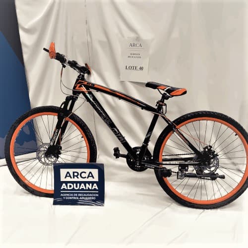 UNA BICICLETA – MARCA MEILDA – MODELO K9 – RODADO 26 – N.º SERIE S/N - NUEVA - ARMADATRIBUTAN IVA ALÍCUOTA 21% - FUNCIONAMIENTO SIN CONTROLAR - SE VENDEN EN EL ESTADO EN EL QUE SE ENCUENTRAN Y EXHIBEN - CIM 146/2018