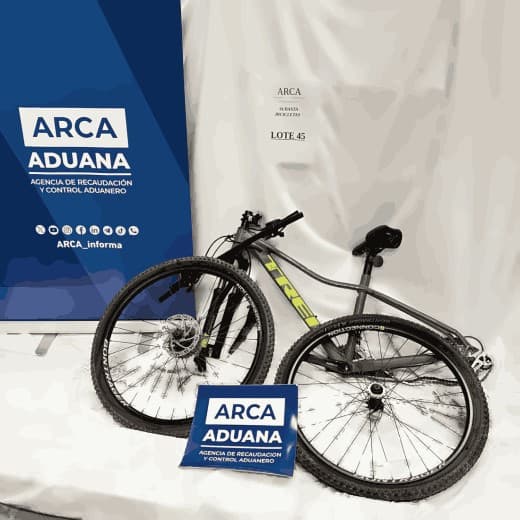 UNA BICICLETA – MARCA TREK – MODELO MARLIN 5 – RODADO 29 – N.º SERIE WTU191C1002N - NUEVA - DESARMADATRIBUTAN IVA ALÍCUOTA 21% - FUNCIONAMIENTO SIN CONTROLAR - SE VENDEN EN EL ESTADO EN EL QUE SE ENCUENTRAN Y EXHIBEN - ACTA 768/2018