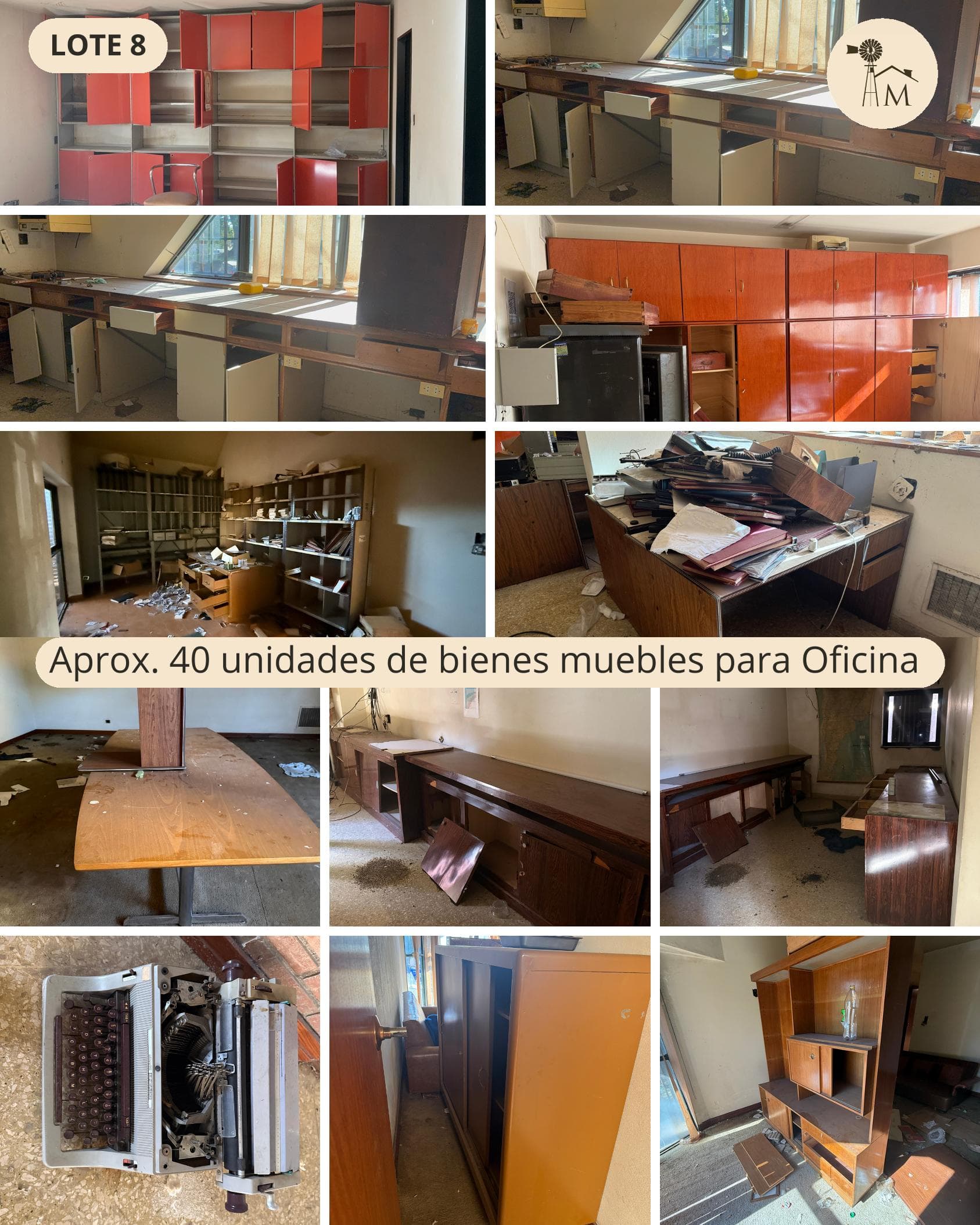 Lote de muebles y útiles de oficina (LOTE 8)
