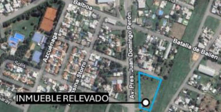 Av. Pte. Juan Domingo Perón S/Nº entre Yapeyú y Solís   Pergamino