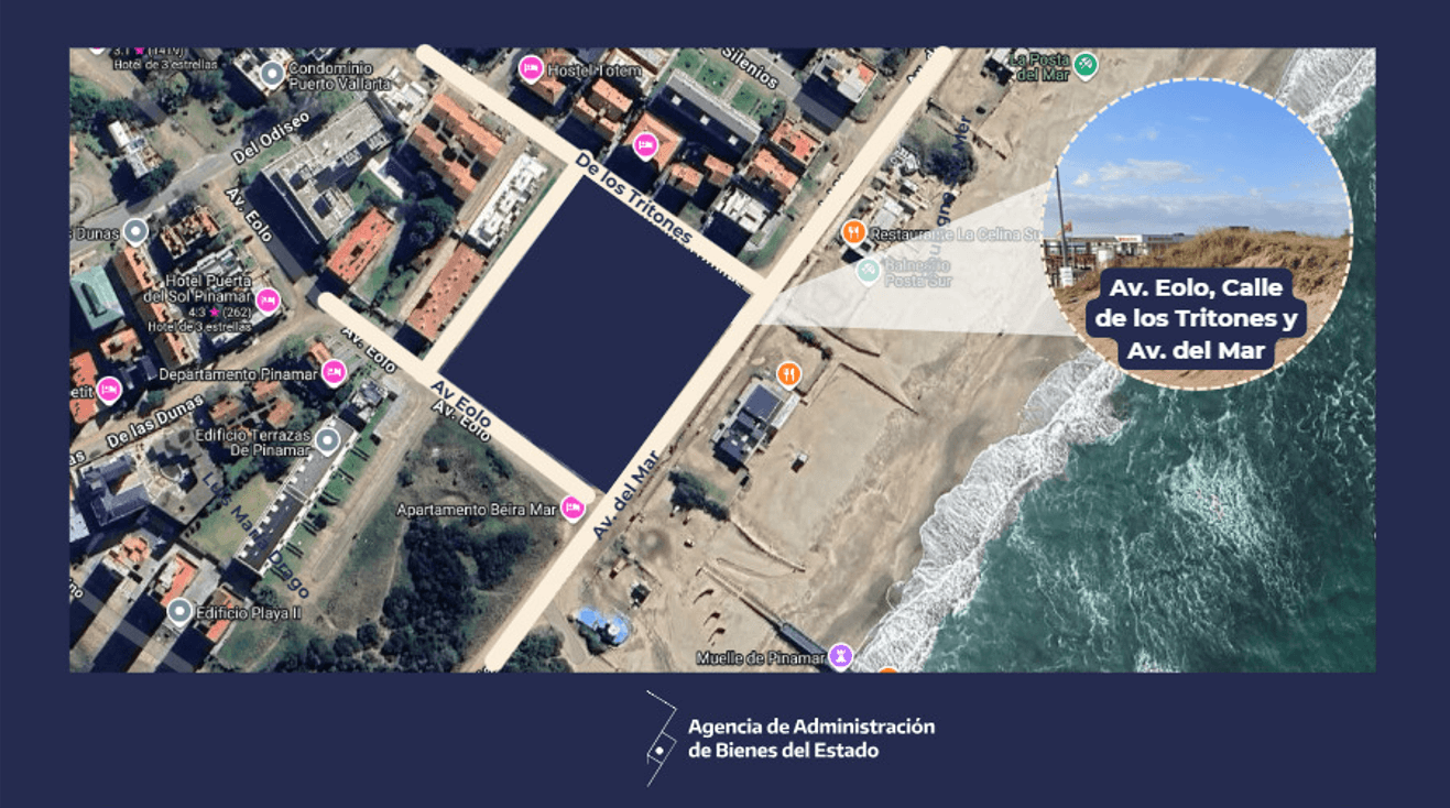 Av. Del Mar, Av. De Los Tritones, Av. Eolo y Calle Sin Nombre   Pinamar